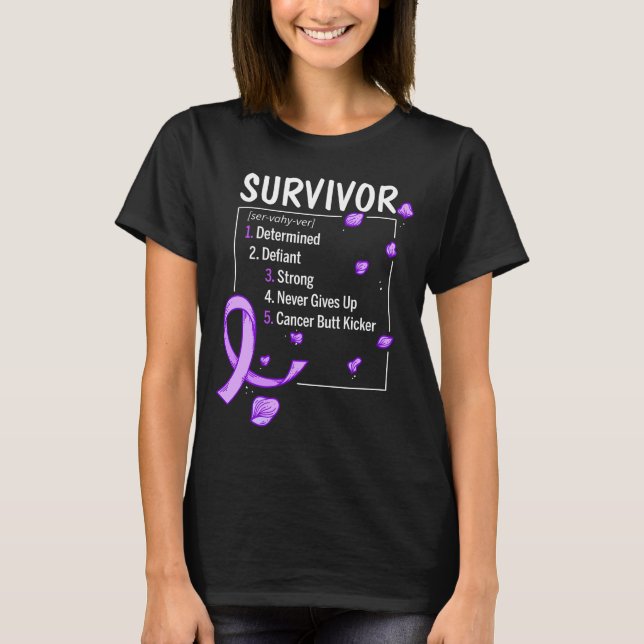 Camiseta definición de sobreviviente de epilepsia (Anverso)