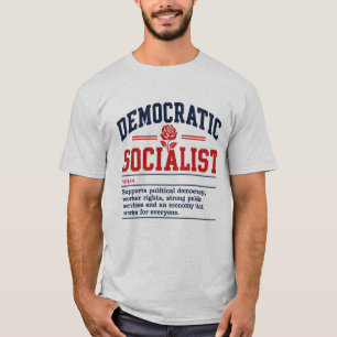 Camiseta Definición de Socialista Democrático