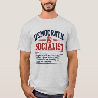 Camiseta Definición de Socialista Democrático