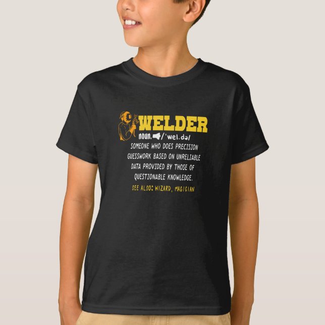 Camiseta Definición de soldadura - Regalo (Anverso)