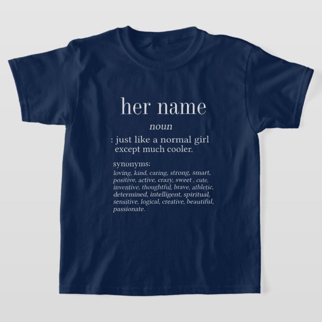 Camiseta Definición de su nombre (Distribución)