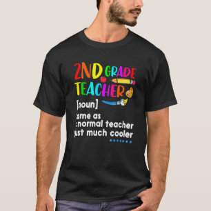 Camiseta Definición de sustantivo de maestro de 2do grado d