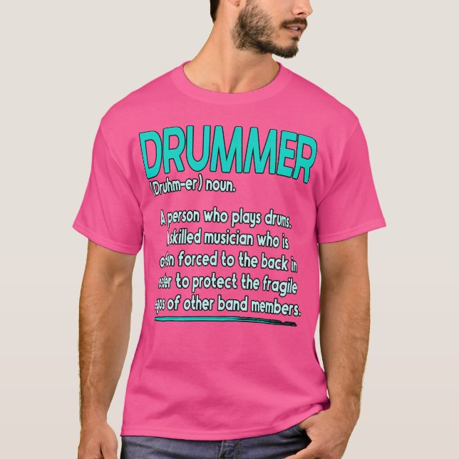 Camiseta Definición de tambor (Anverso)