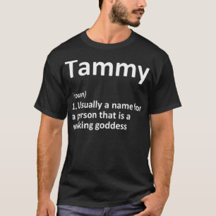 Camiseta Definición de TAMMY Nombre Personalizado Funny Cum