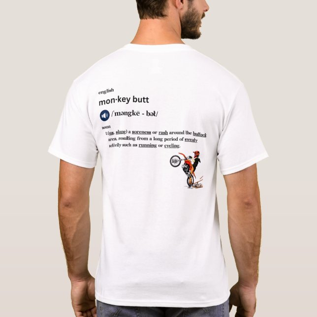 Camiseta Definición de Tenacidad (Reverso)