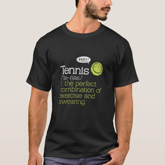 Camiseta Definición de tenis (Anverso)
