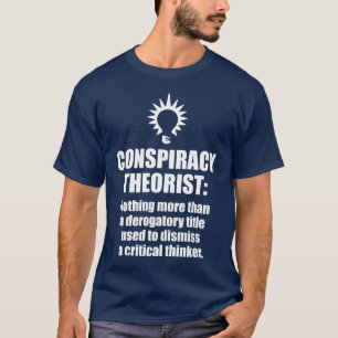 Camiseta Definición de teórico de la conspiración