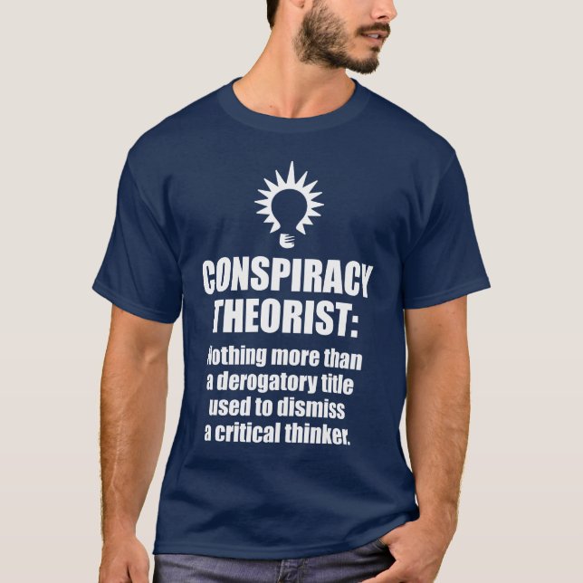 Camiseta Definición de teórico de la conspiración (Anverso)
