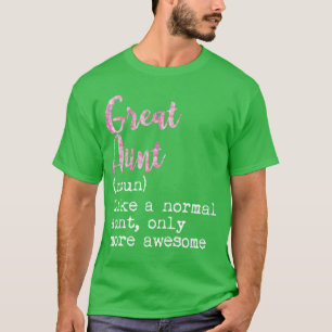 Camiseta Definición de tía abuela Sustantivo Como una tía n
