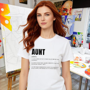 Camiseta Definición de Tía Divertida y Sentimental