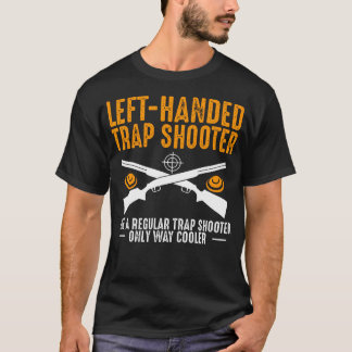 Camiseta Definición de tirador de trampa zurdo Tiro de tram