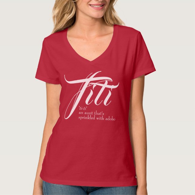 Camiseta Definición de titi (Anverso)