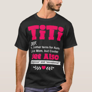 Camiseta Definición de titi