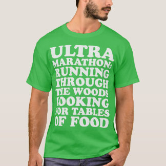 Camiseta Definición de ultramaratón en los bosques