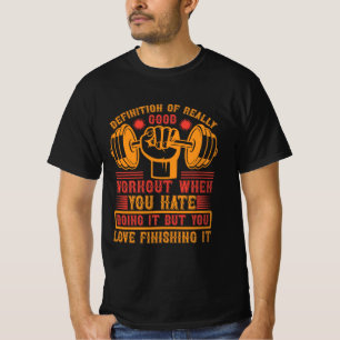 Camiseta Definición de un Buen Entrenamiento – Gimnasio Div
