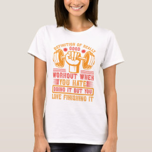 Camiseta Definición de un Buen Entrenamiento – Gimnasio Div