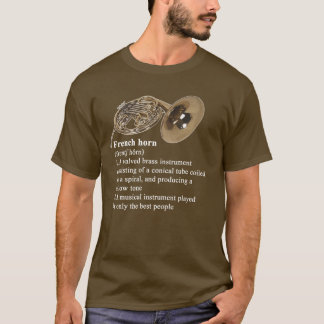 Camiseta Definición de una trompa