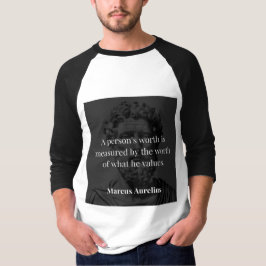 Camiseta Definición de Valor: Marcus Aurelius en Valores