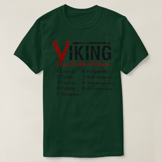 Camiseta Definición de Viking (Diseño del anverso)