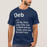 Camiseta Definición DEB Nombre personalizado Funny Cumpleañ<br><div class="desc">Definición de DEB Nombre personalizado Cumpleaños divertida Consulte a nuestra familia en la selección de camisetas para lo mejor en piezas únicas o personalizados hechas a mano de nuestras tiendas de ropa.</div>