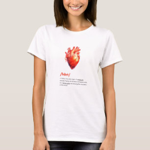 Camiseta Definición del corazón humano