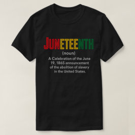Camiseta Definición del Día de la Libertad de Color Panafri