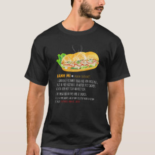 Camiseta Definición del diccionario de Banh Mi Sán de cerd