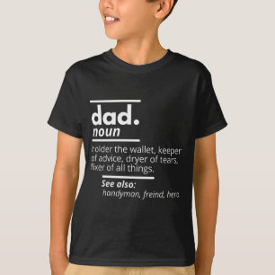 Camiseta Definición del diccionario de papá - Regalo del Dí
