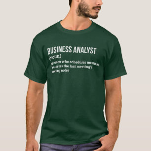 Camiseta Definición del humor de los analistas financieros