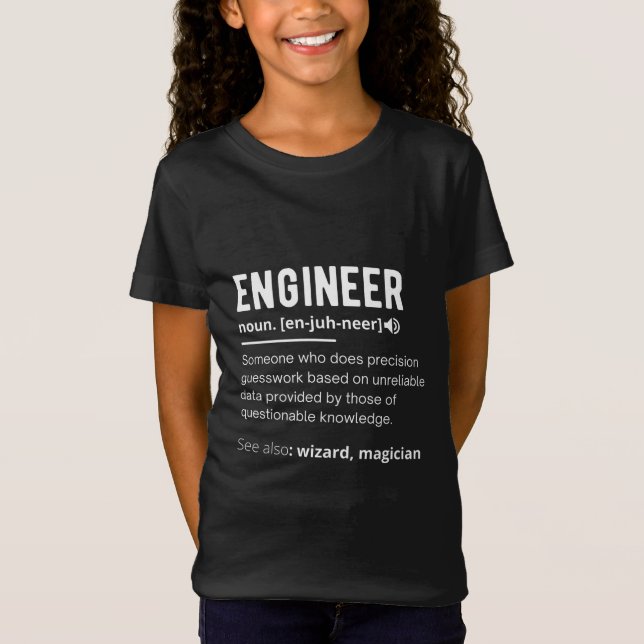 CAMISETA DEFINICIÓN DEL INGENIERO (Anverso)