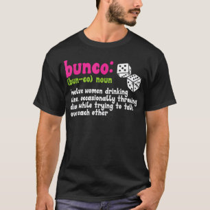 Camiseta Definición del Juego de Bunco