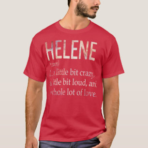 Camiseta Definición del nombre del Chica Helene