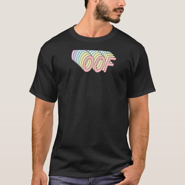 Camiseta Definición del significado del meme de Oof Dank (Anverso)