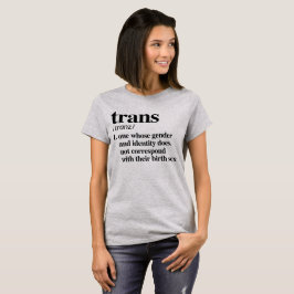 Camiseta Definición del transporte - términos definidos de