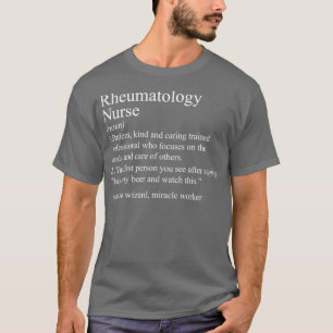 Camiseta definición diversa Enfermero de reumatología