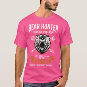 Camiseta Definición divertida de Bear Hunter Noun