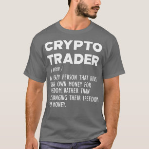 Camiseta Definición divertida de comerciante de criptomoned