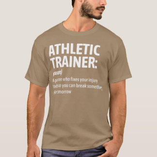 Camiseta Definición divertida de entrenador atlético Lesión