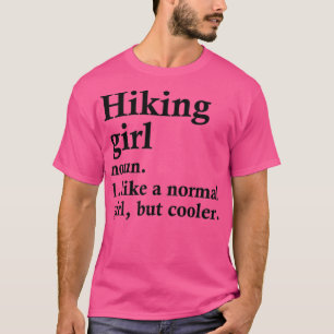 Camiseta Definición divertida de excursión de Chica