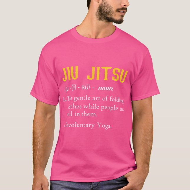 Camiseta Definición Divertida De Jiu Jitsu - Jiu Jitsu (Anverso)