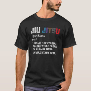 Camiseta Definición Divertida de Jiu Jitsu para Grapador de