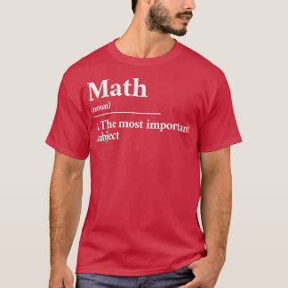 Camiseta Definición divertida de matemáticas 1