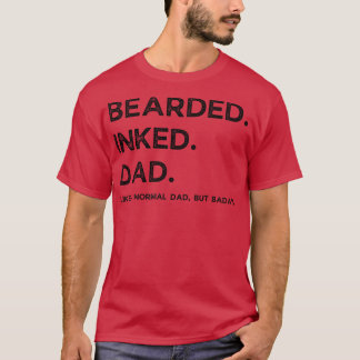 Camiseta Definición divertida de papá con tinta de barba 1