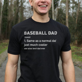 Camiseta Definición divertida de papá de béisbol
