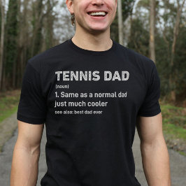 Camiseta Definición Divertida de Papá de Tenis