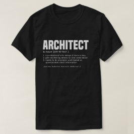 Camiseta Definición divertida del ARQUITECTO