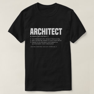Camiseta Definición divertida del ARQUITECTO
