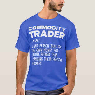 Camiseta Definición divertida del comerciante de productos