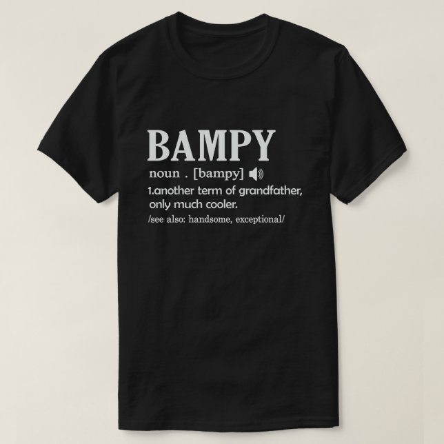 Camiseta Definición divertida significa regalo de abuelo de (Diseño del anverso)