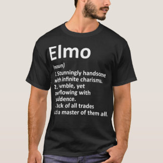 Camiseta Definición ELMO Nombre personalizado Funny Cumplea